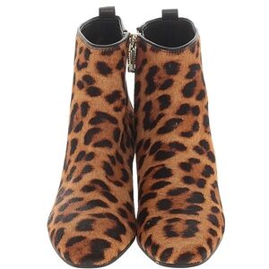 Talbots Leopard Animal Print Boots 7.5